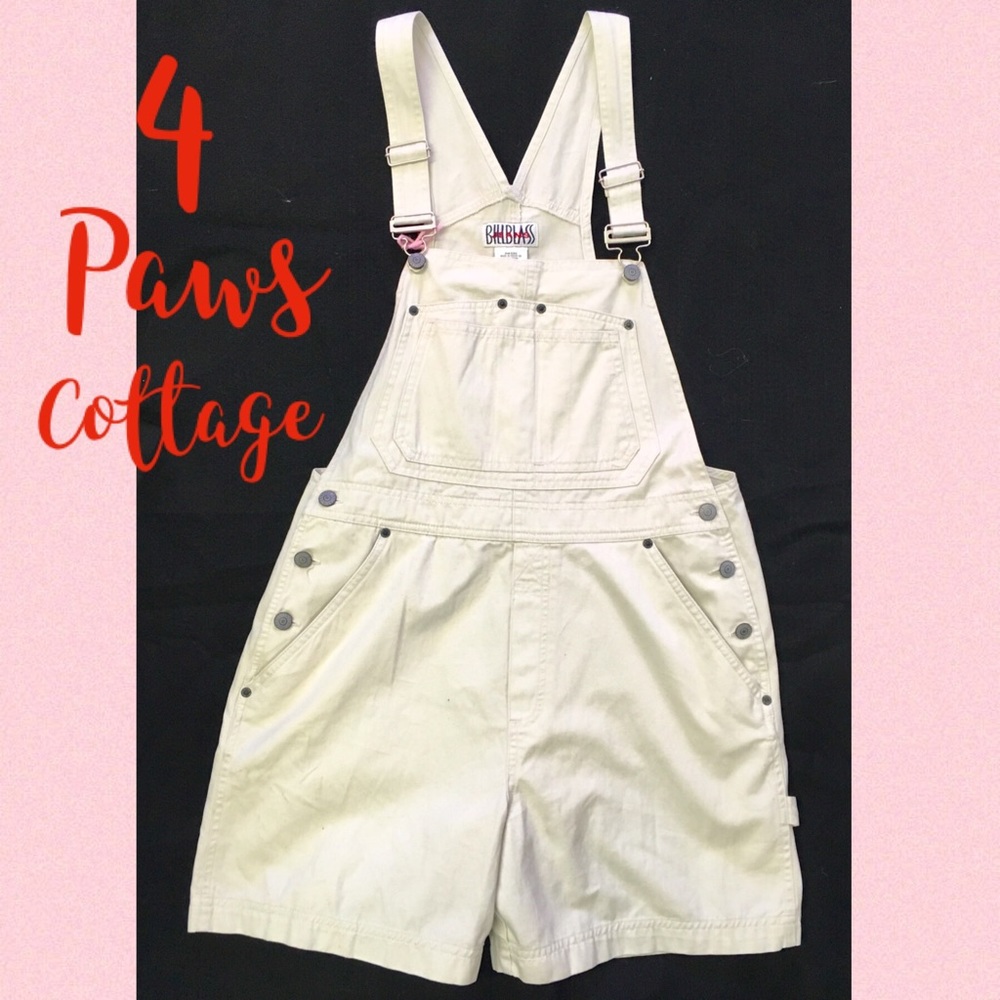 Bill Blass Jeans Carpenter Overall Shorts